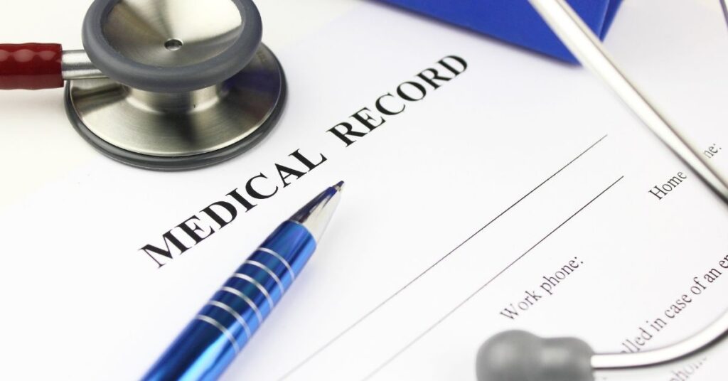 medical record form