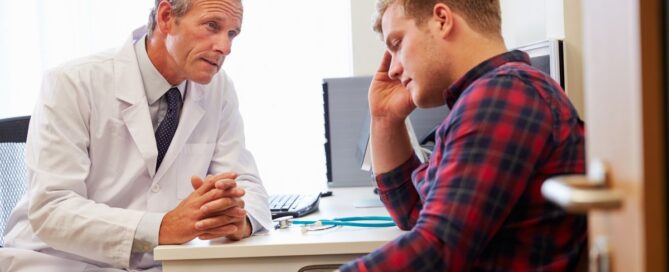 doctor and patient talking