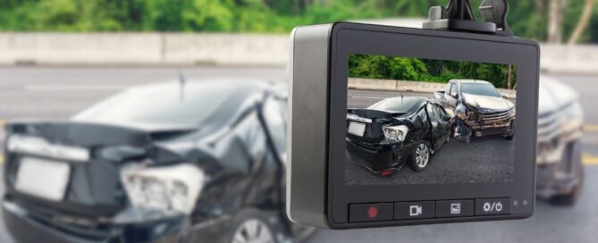 Dash cam proof of accident